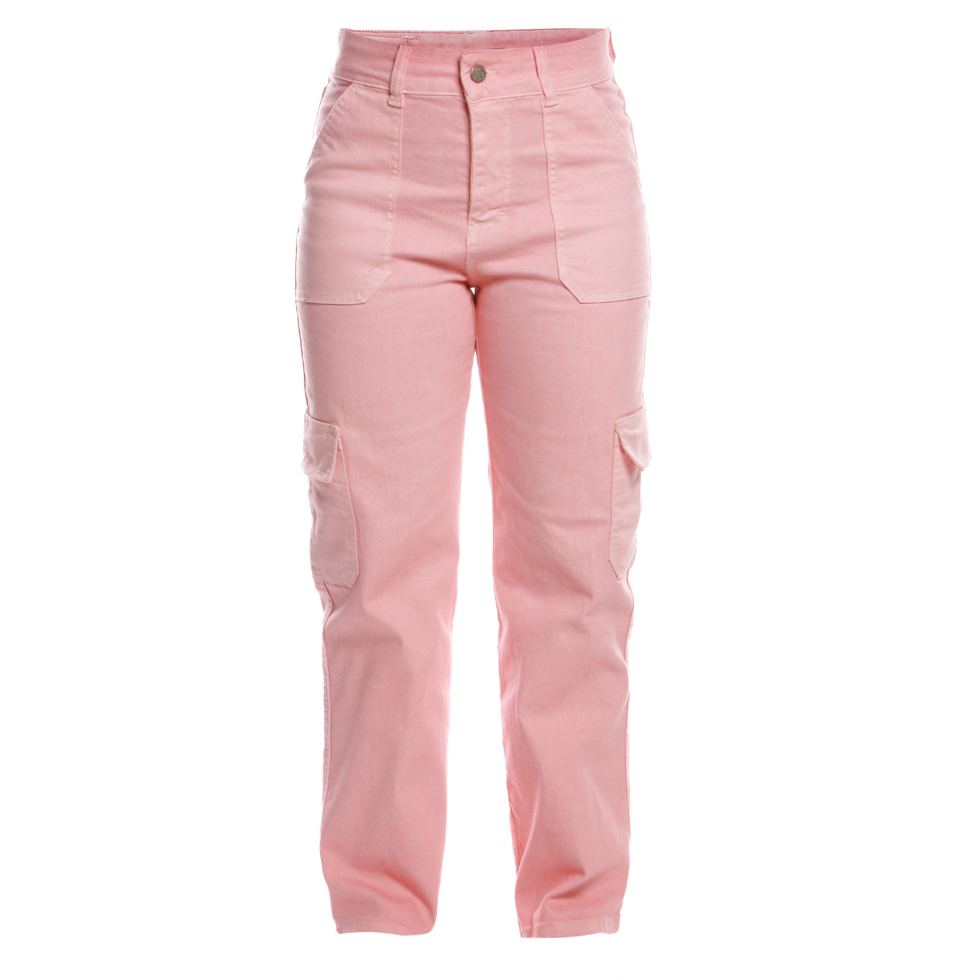 Foto 5 pulgar | Pantalón de Mezclilla Pineda Jeans Mom Cargo Rosa