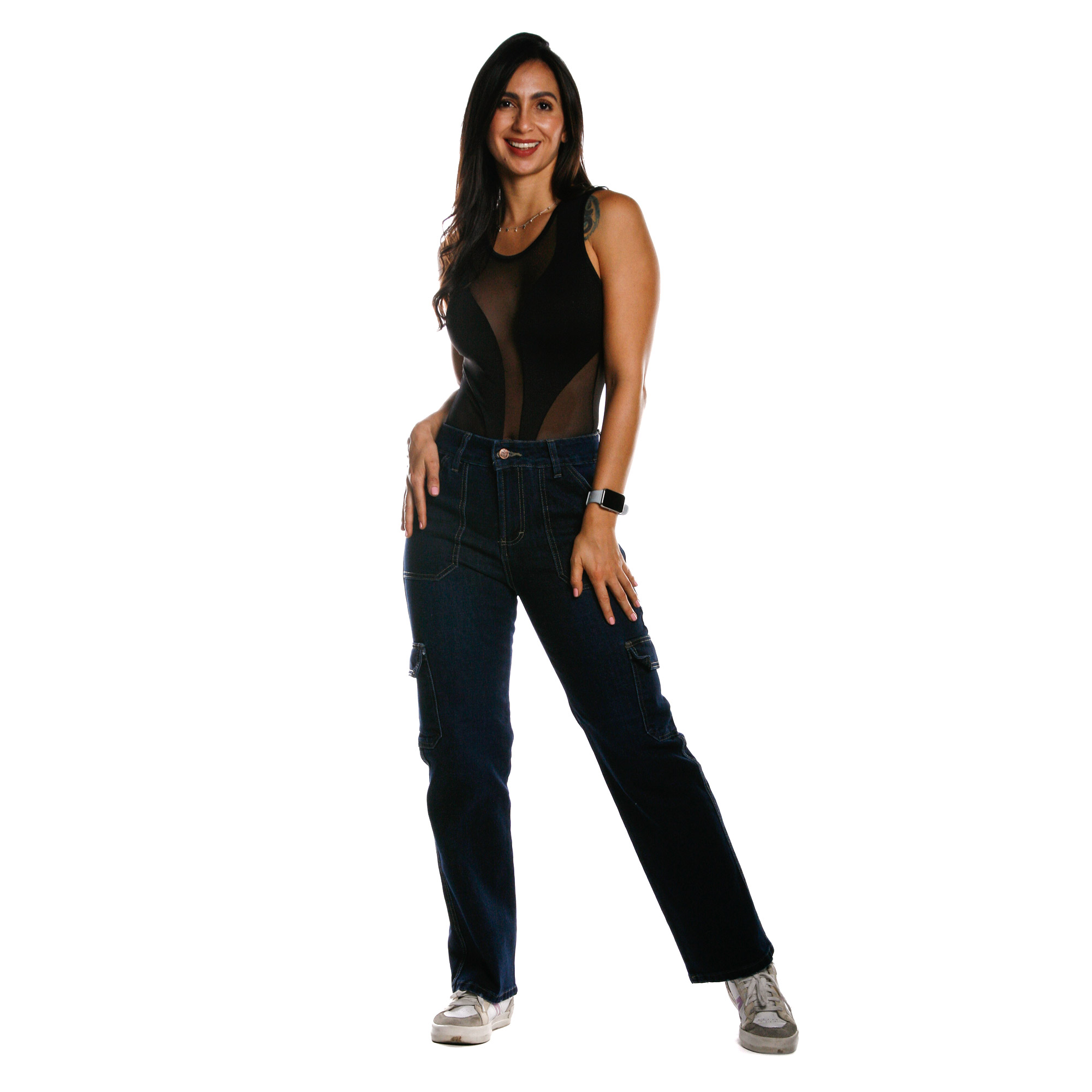 Foto 3 pulgar | Pantalón Pineda Jeans Azules para Mujer