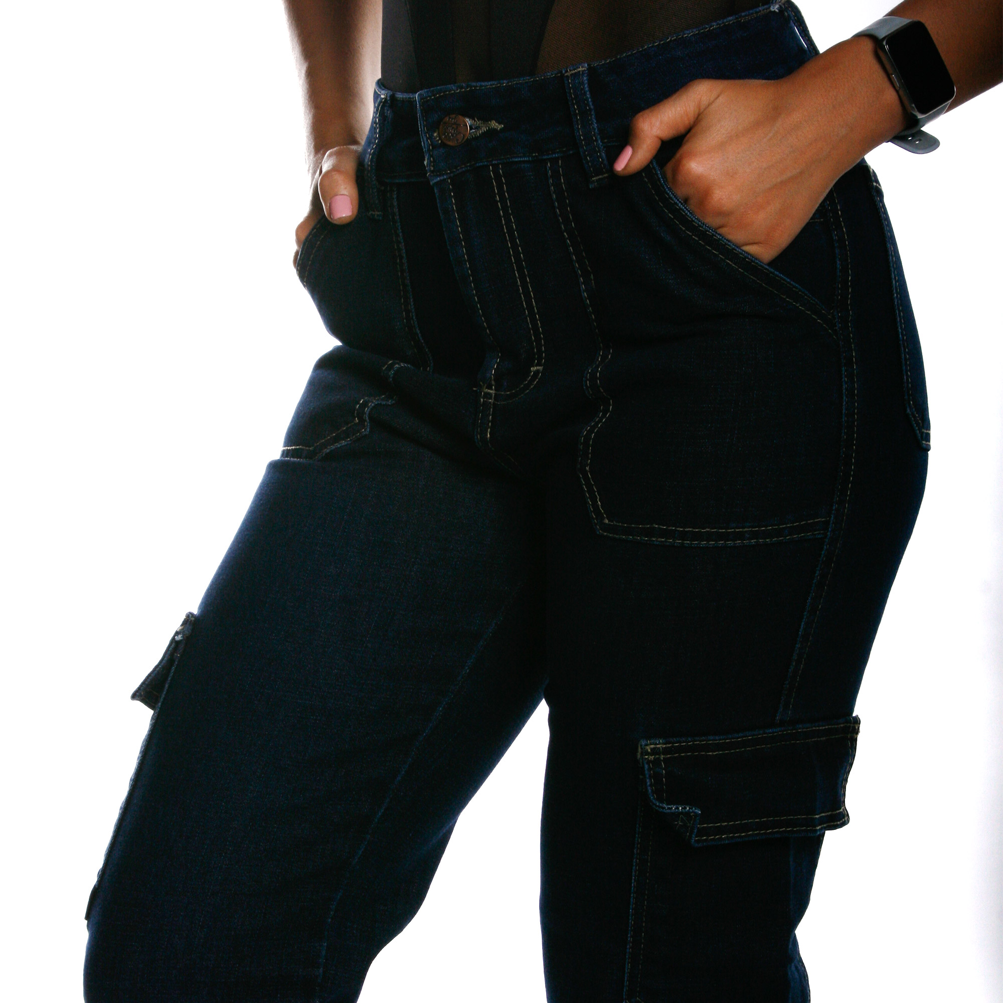 Foto 5 pulgar | Pantalón Pineda Jeans Azules para Mujer