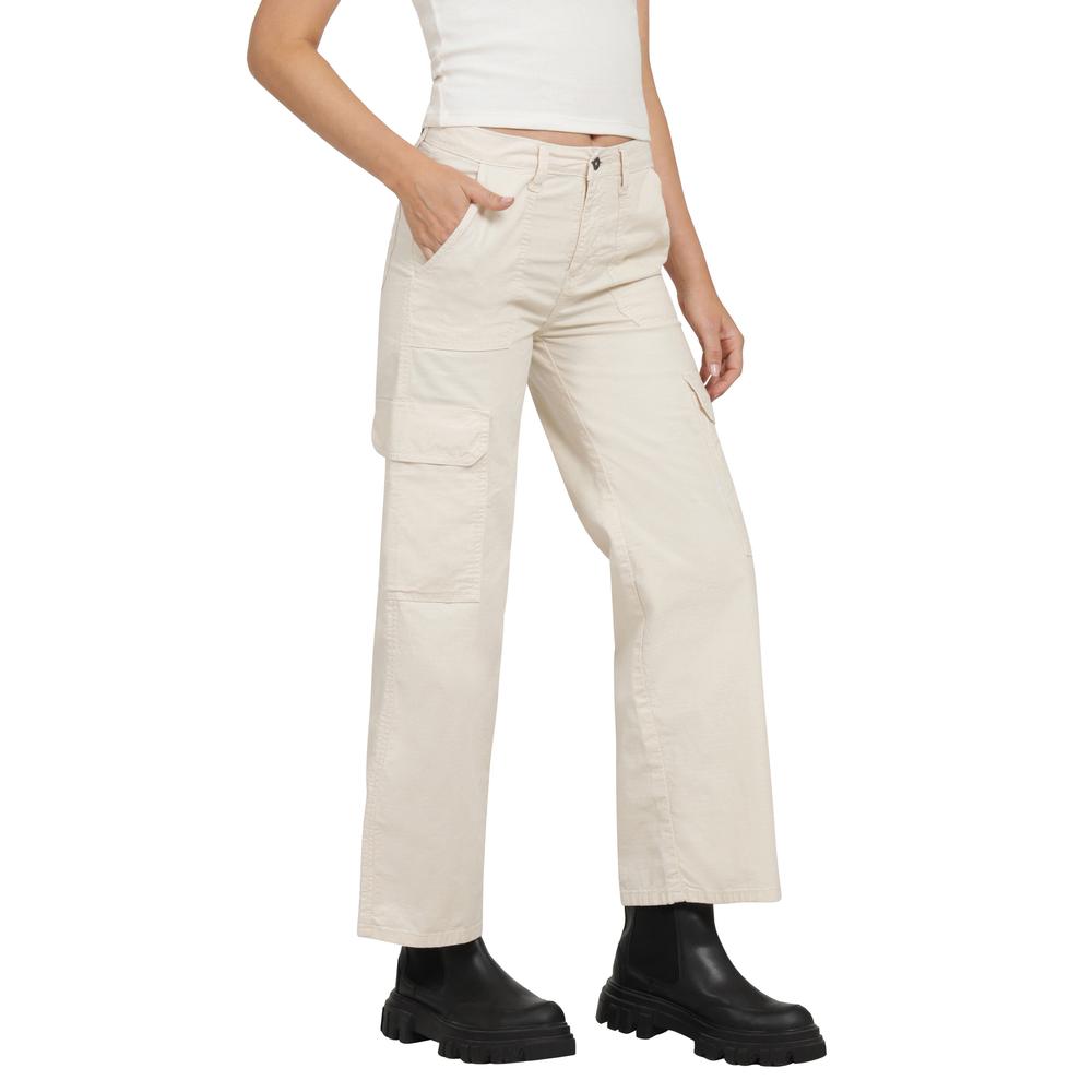Foto 2 | Jeans Lee Wide Leg 453 Azul Marino para Mujer