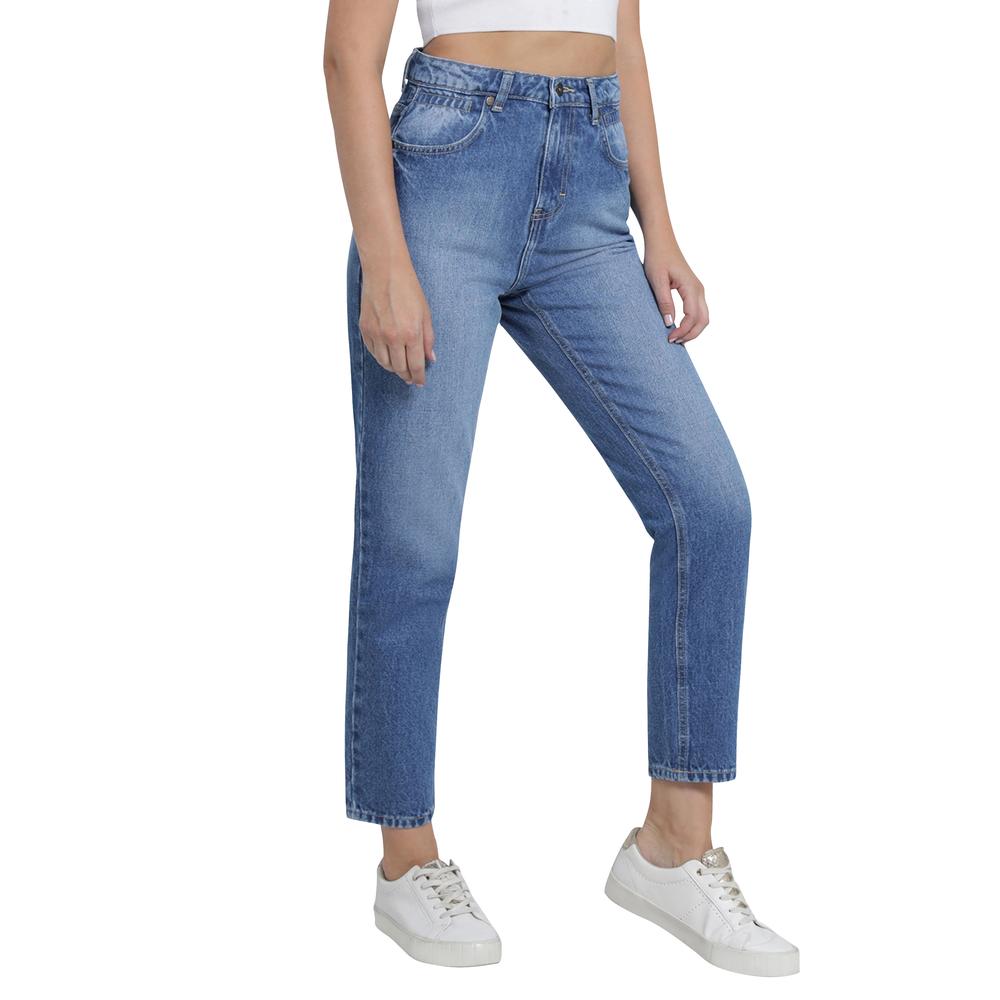 Foto 2 | Jeans Lee Mom Fit 441 Azul para Mujer