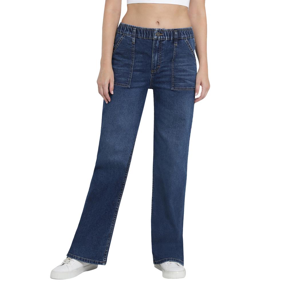 Foto 2 pulgar | Jeans Lee Wide Leg 440 Azul para Mujer