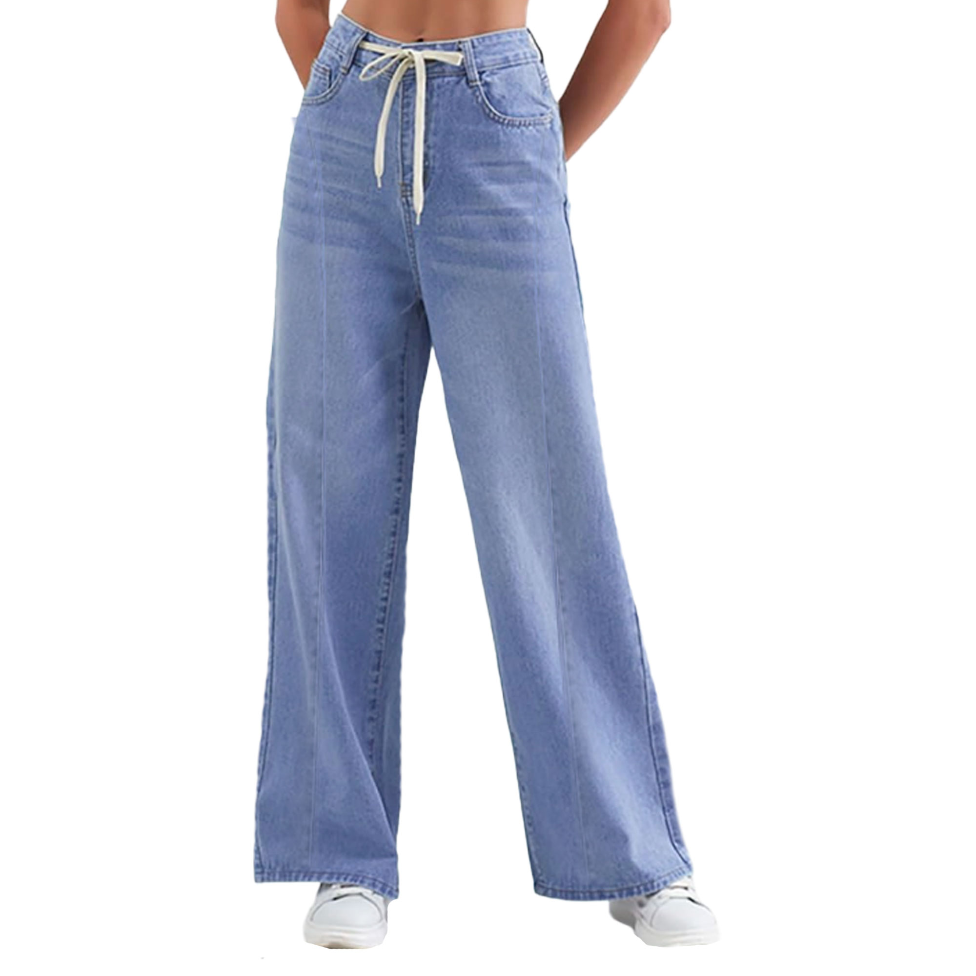 Pantalón Mom Britos Jeans Mujer Mezclilla Azul 025193