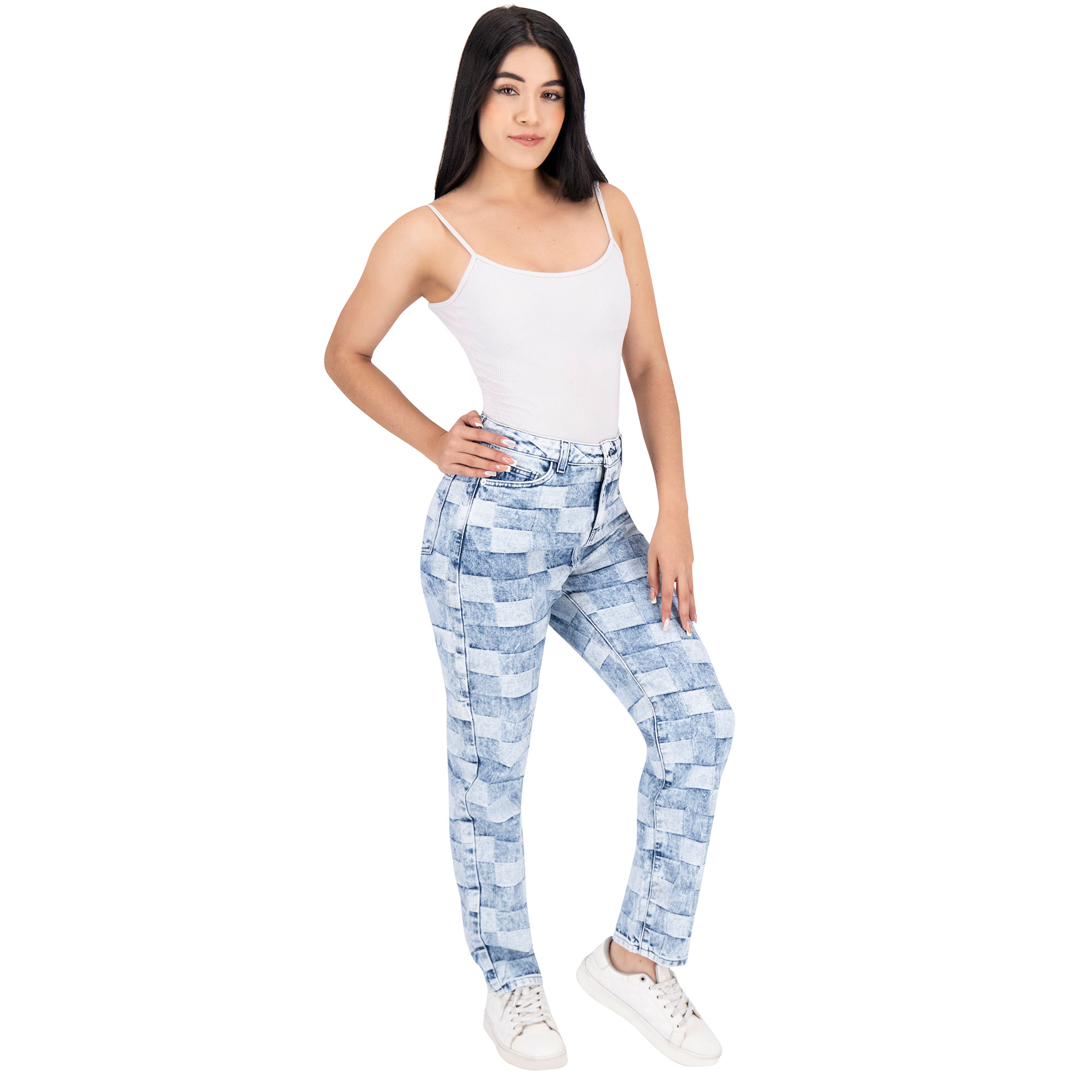 Foto 6 pulgar | Pantalón Mom Britos Jeans Mujer Mezclilla Azul 024498