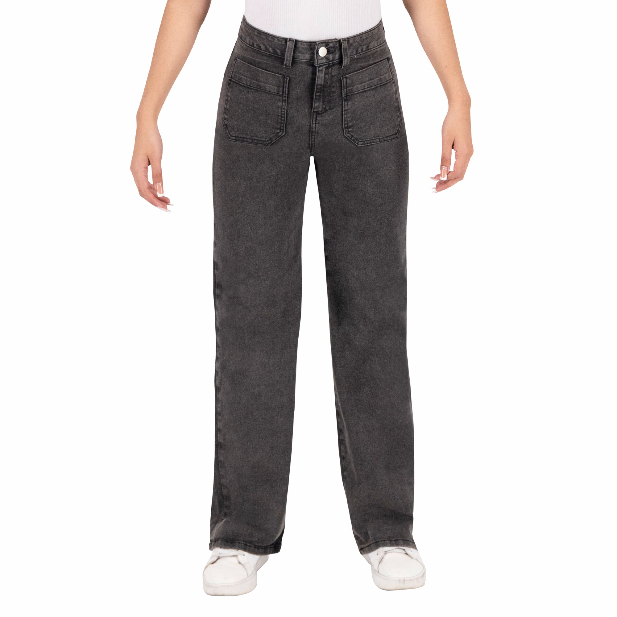 Foto 2 pulgar | Pantalón Mom Britos Jeans Mujer Mezclilla Negro 025209