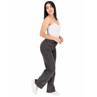 Foto 5 | Pantalón Mom Britos Jeans Mujer Mezclilla Negro 025209