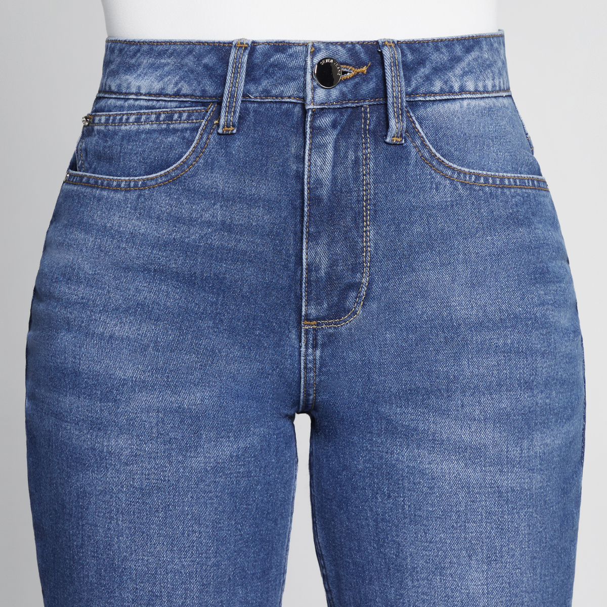 Foto 4 pulgar | Jeans Mom Slim Mujer Cintura Alta Seven Jeans 4236stob