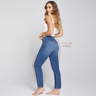 Foto 6 | Jeans Mom Slim Mujer Cintura Alta Seven Jeans 4236stob