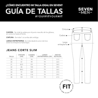Foto 5 | Jeans Mom Fit Mujer Cintura Alta Seven Jeans 0027stob