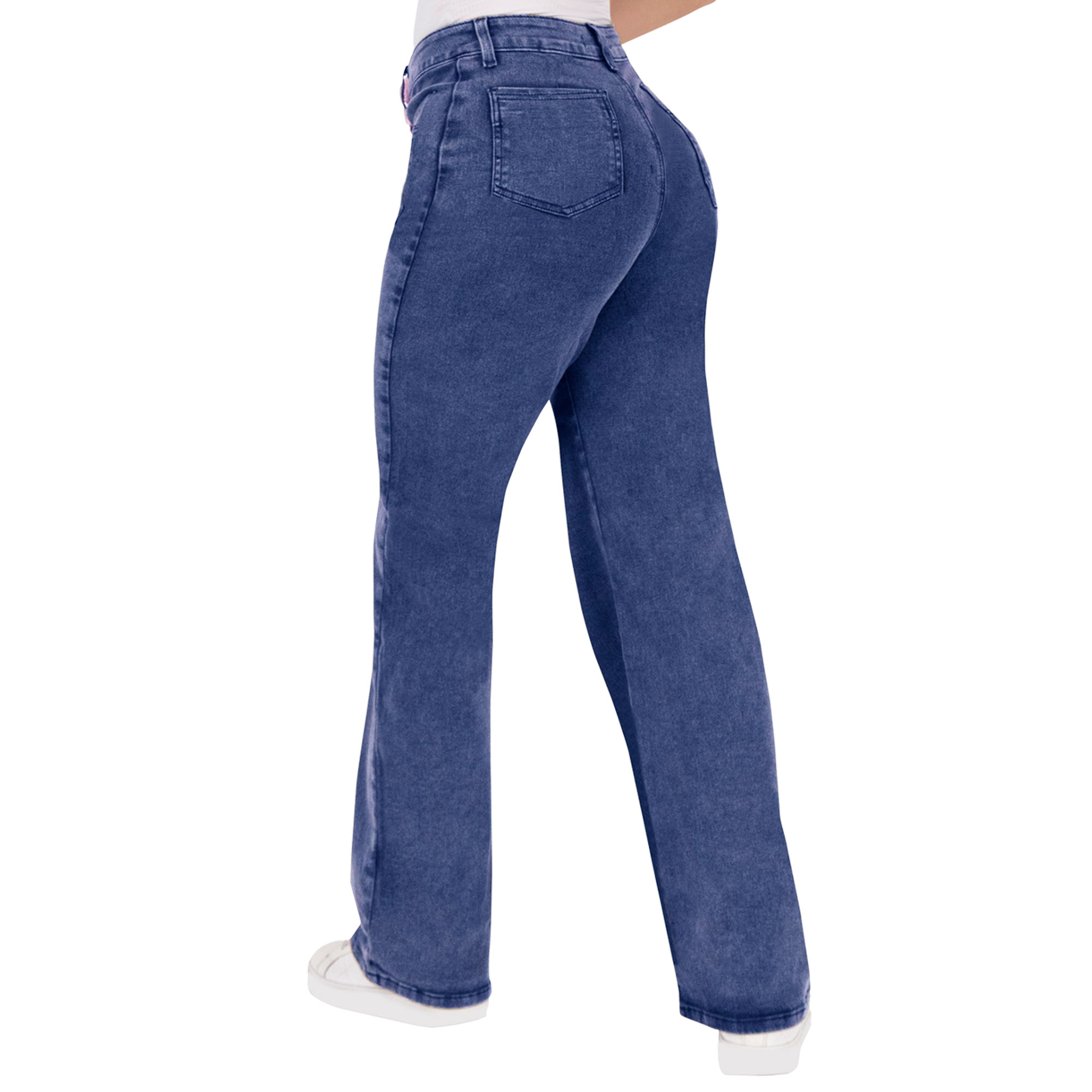 Foto 3 pulgar | Pantalón Mom Britos Jeans Mujer Mezclilla Azul 025627