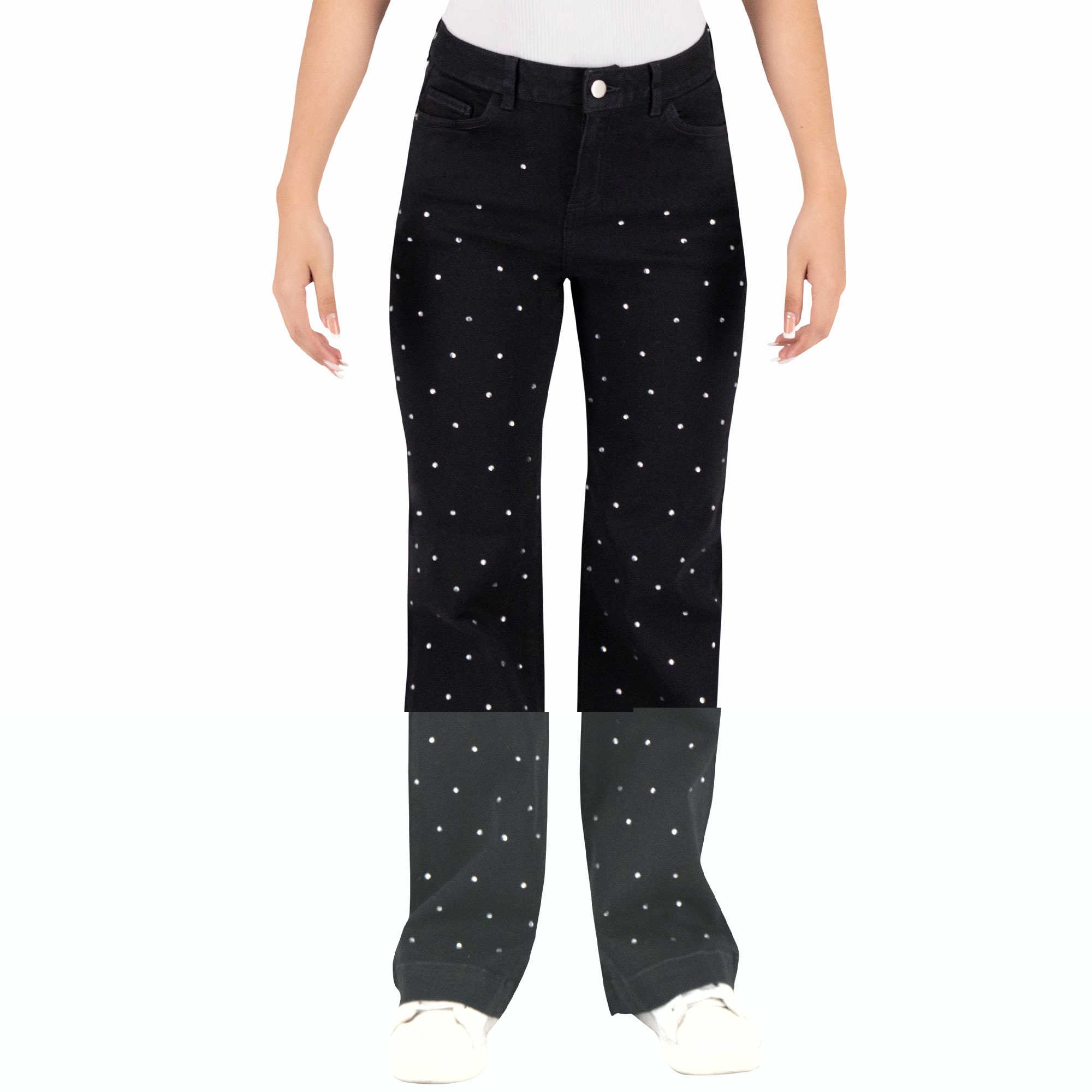 Foto 2 pulgar | Pantalón Mom Britos Jeans Mujer Mezclilla Negro 025507
