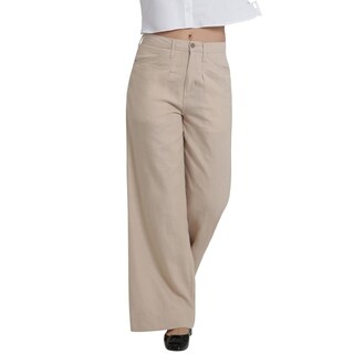 Foto 1 | Jeans Lee Mujer Quality Genuine Wide Leg 775 Cafe
