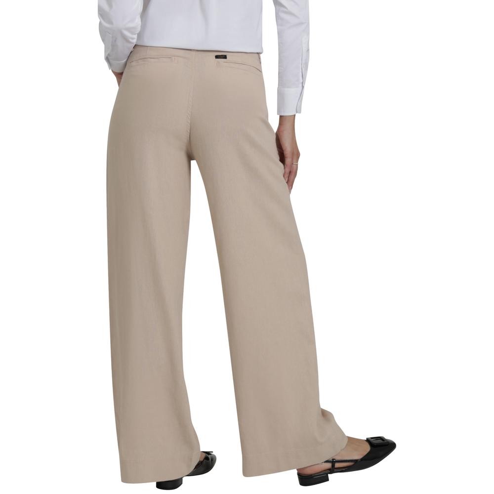 Foto 4 pulgar | Jeans Lee Mujer Quality Genuine Wide Leg 775 Cafe