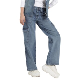 Foto 1 | Jeans Lee Mujer Xtreme Wide Leg 785 Azul