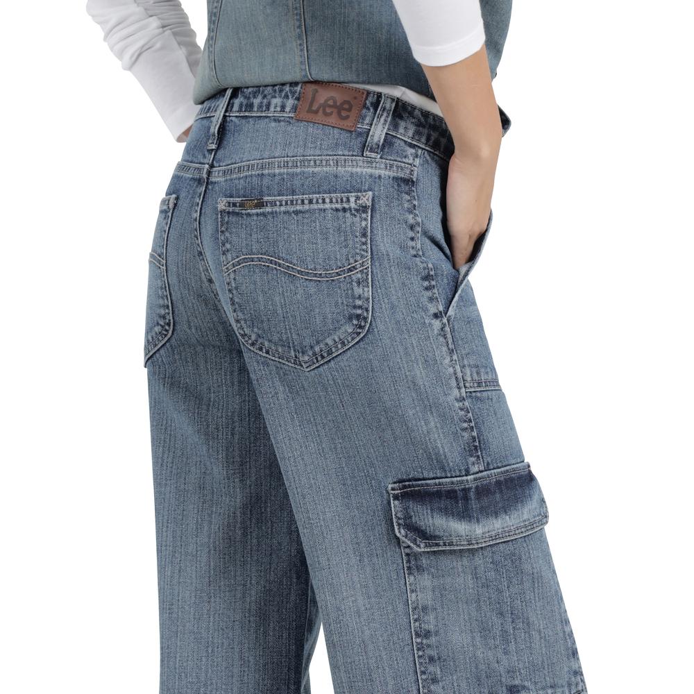 Foto 6 pulgar | Jeans Lee Mujer Xtreme Wide Leg 785 Azul