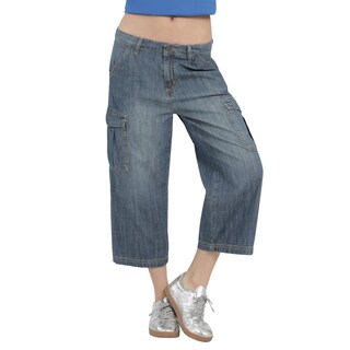 Foto 1 | Jeans Lee Mujer Xtreme Wide Leg 385 Azul