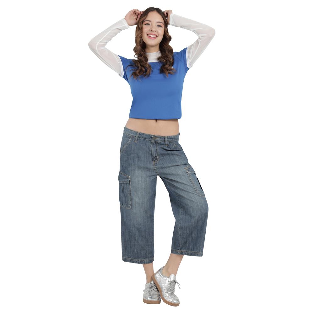 Foto 5 pulgar | Jeans Lee Mujer Xtreme Wide Leg 385 Azul