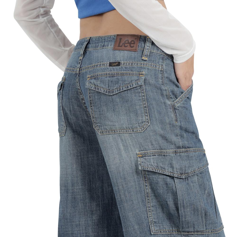 Foto 6 pulgar | Jeans Lee Mujer Xtreme Wide Leg 385 Azul