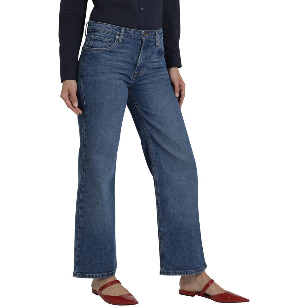 Foto 3 pulgar | Jeans Lee Mujer Xtreme Wide Leg 437 Azul