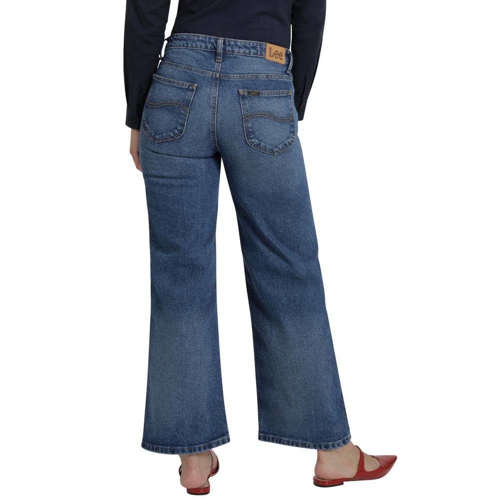 Foto 4 pulgar | Jeans Lee Mujer Xtreme Wide Leg 437 Azul