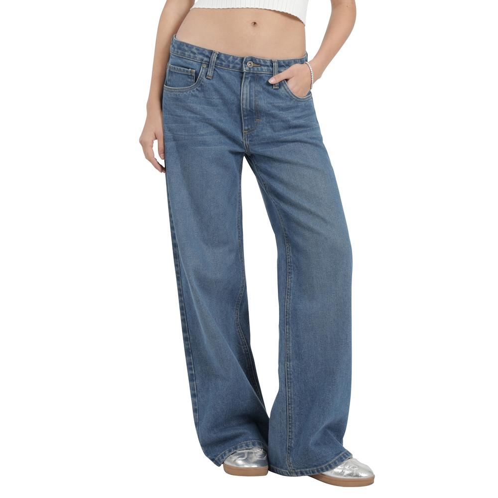 Foto 2 pulgar | Jeans Lee Mujer Xtreme Wide Leg 753 Azul