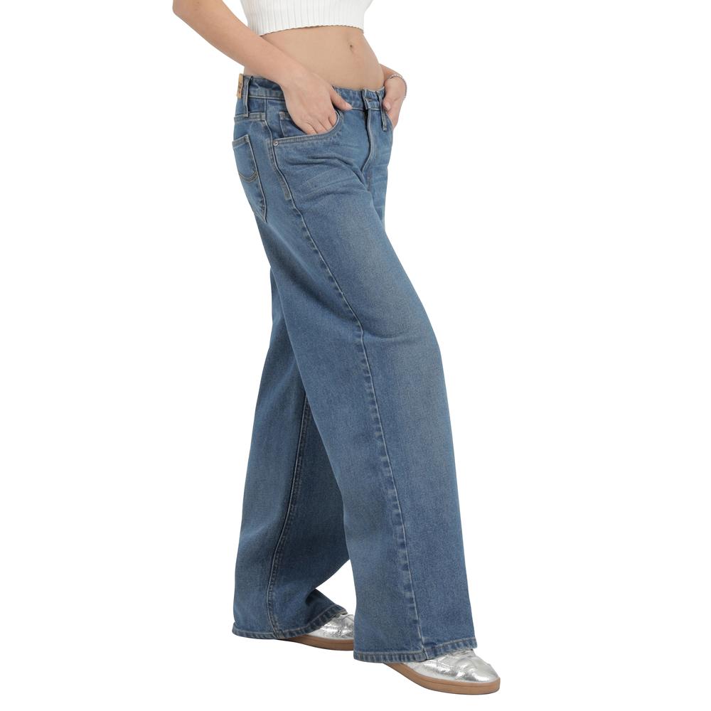 Foto 3 pulgar | Jeans Lee Mujer Xtreme Wide Leg 753 Azul