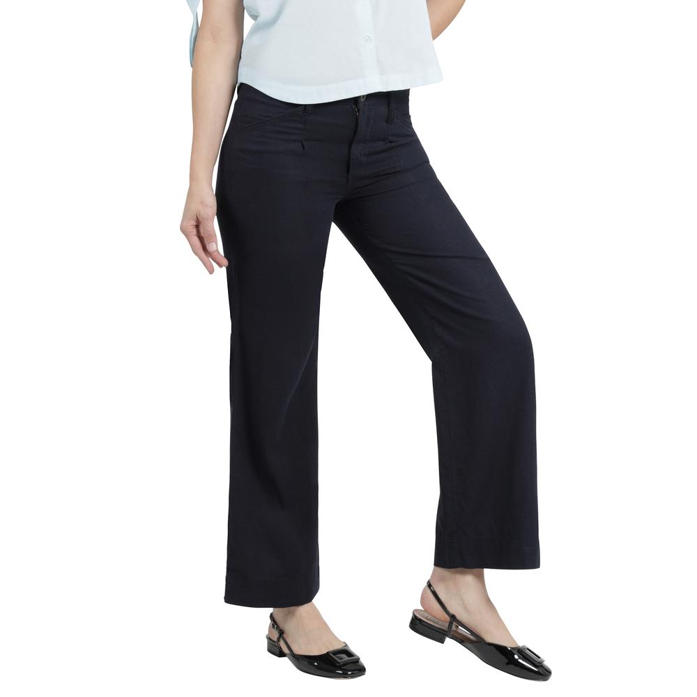 Foto 3 pulgar | Jeans Lee Mujer Quality Genuine Wide Leg 802 Azul Marino