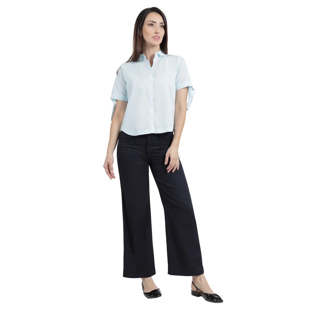 Foto 5 pulgar | Jeans Lee Mujer Quality Genuine Wide Leg 802 Azul Marino