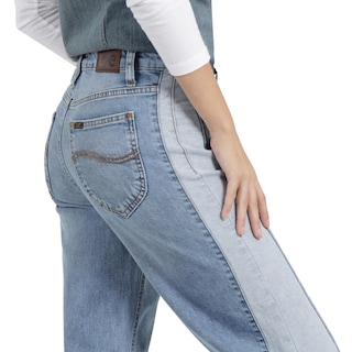 Foto 3 | Jeans Lee Xtreme Wide Leg 378 Azul para Mujer