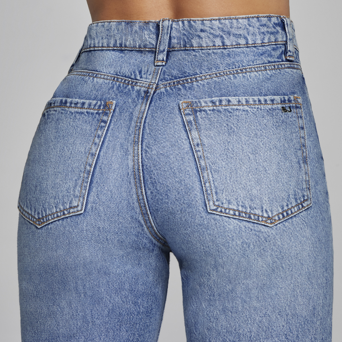 Foto 5 pulgar | Jeans Mom Slim Mujer Cintura Alta Algodon Seven Jeans 4236stme