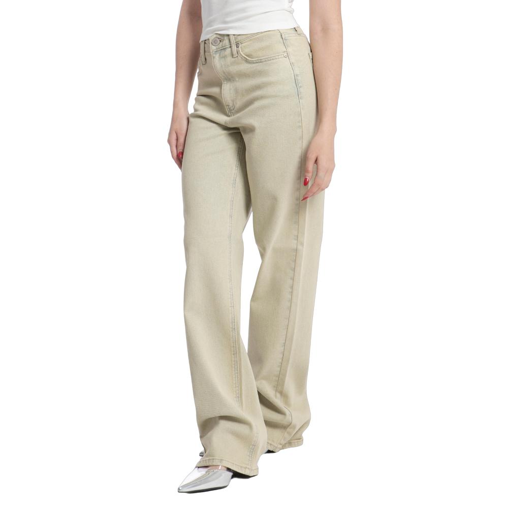 Foto 4 pulgar | Pantalón Wide Leg Mujer Balam Bl6980 Verde Claro