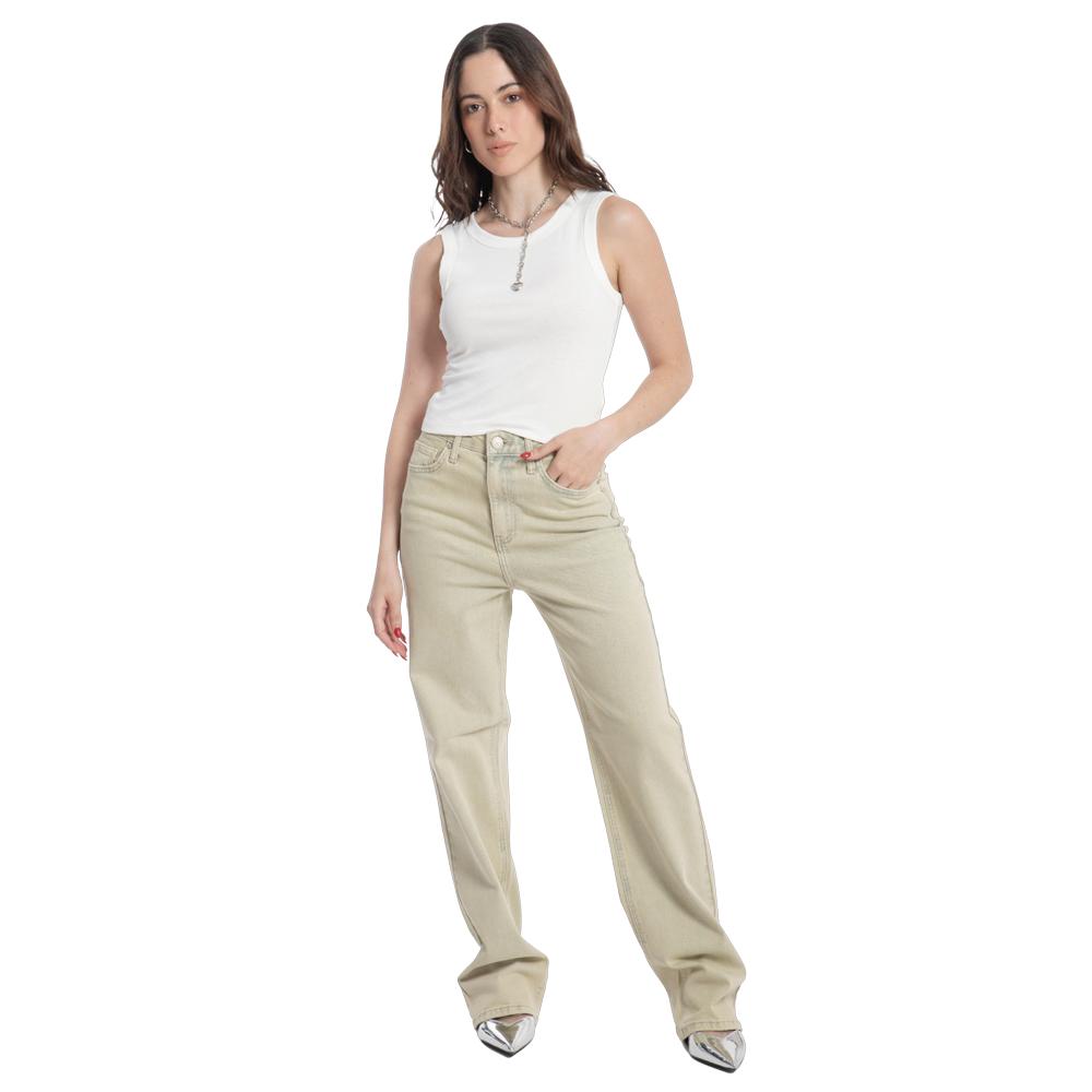 Foto 4 | Pantalón Wide Leg Mujer Balam Bl6980 Verde Claro