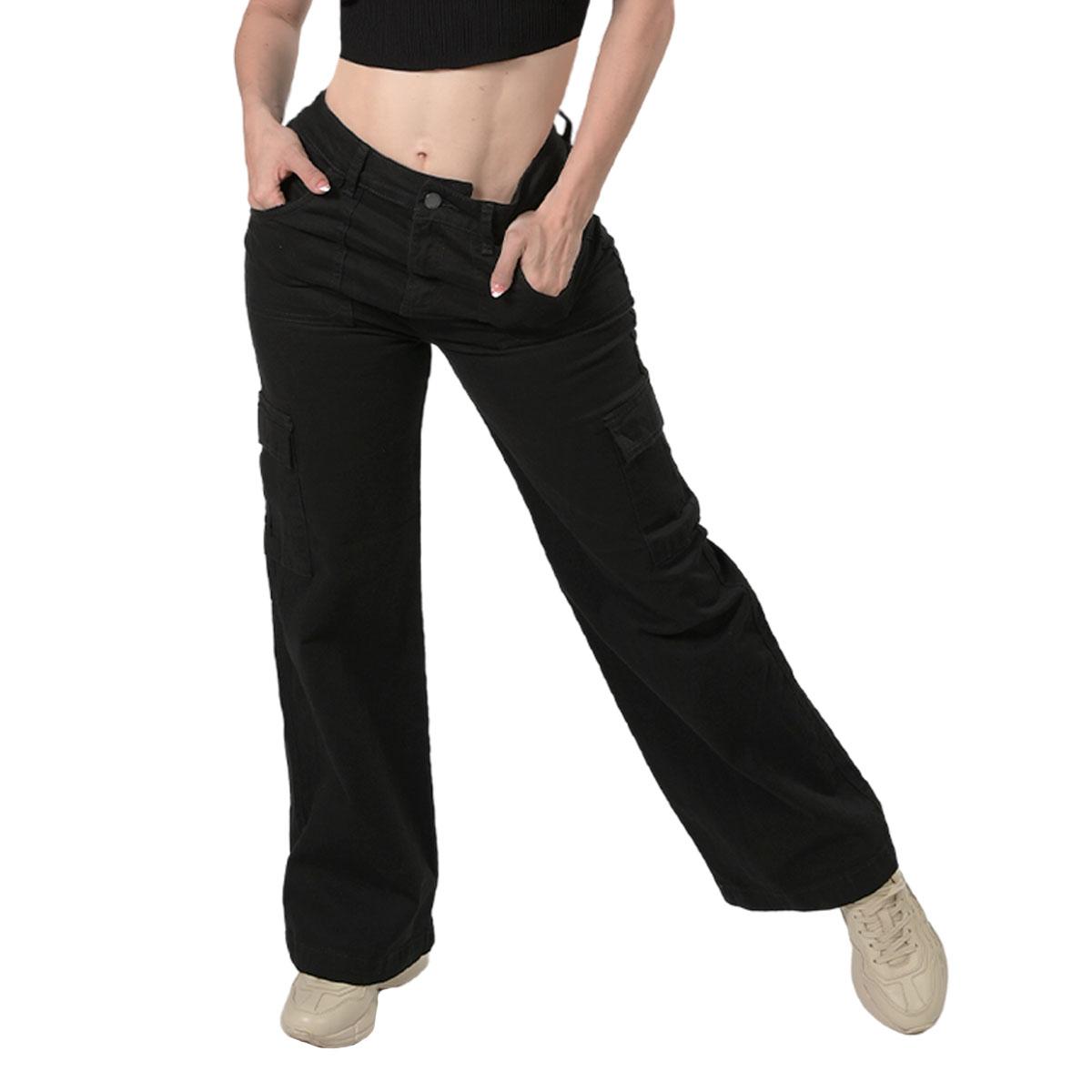Foto 2 pulgar | Pantalón Cargo Britos Jeans Mujer Gabardina 024818