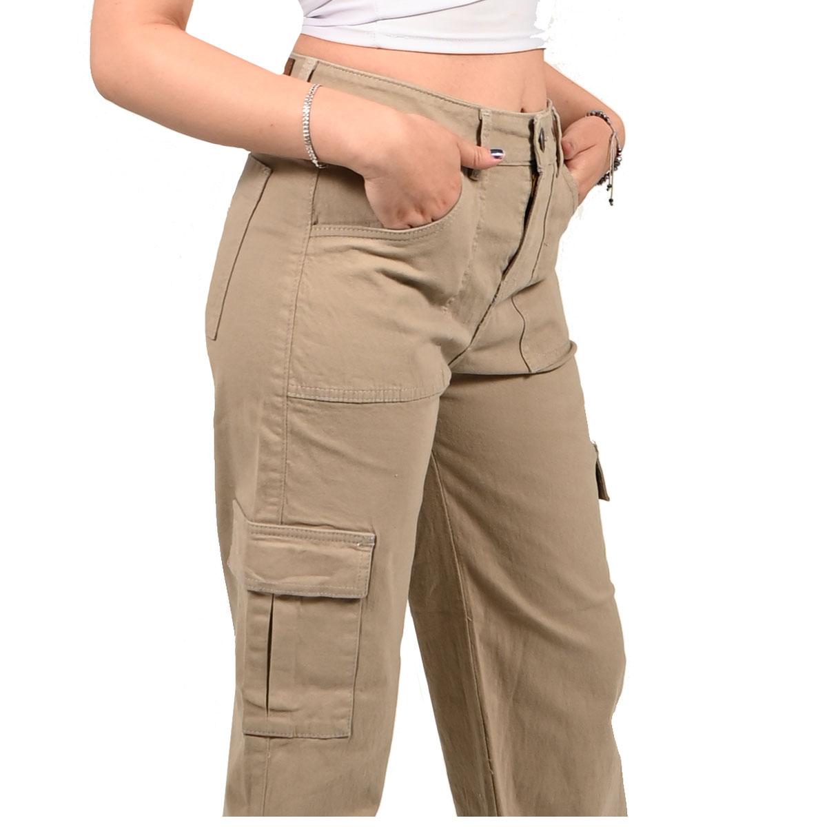 Foto 4 pulgar | Pantalón Cargo Mujer 024817