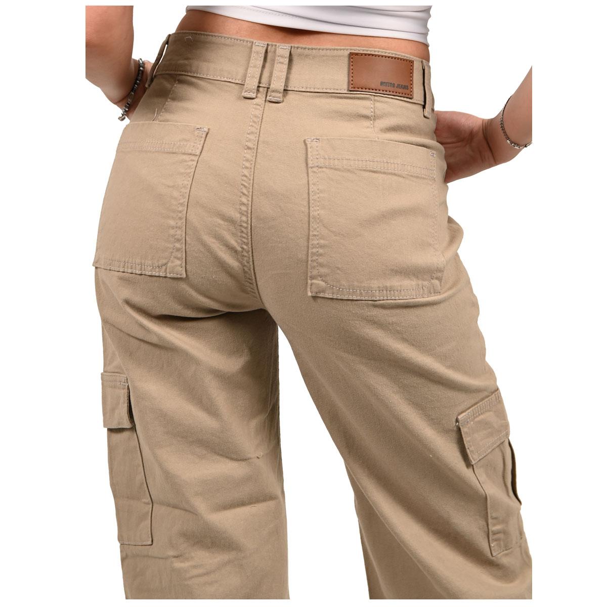 Foto 5 pulgar | Pantalón Cargo Mujer 024817