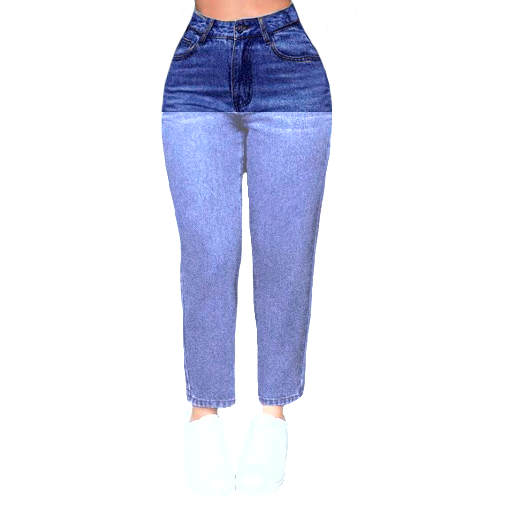 Foto 2 pulgar | Pantalón Mom Britos Jeans Mujer Mezclilla Azul 025624