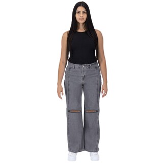 Foto 3 | Pantalón Pierna Ancha Britos Jeans Mujer Mezclilla 025788