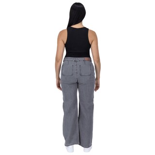 Foto 4 | Pantalón Pierna Ancha Britos Jeans Mujer Mezclilla 025788