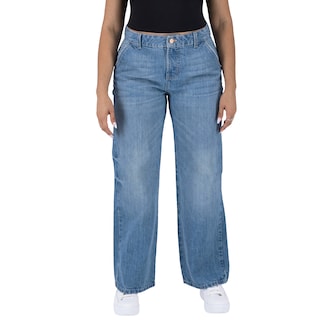Foto 1 | Pantalón Pierna Ancha Britos Jeans Mujer Mezclilla 025790