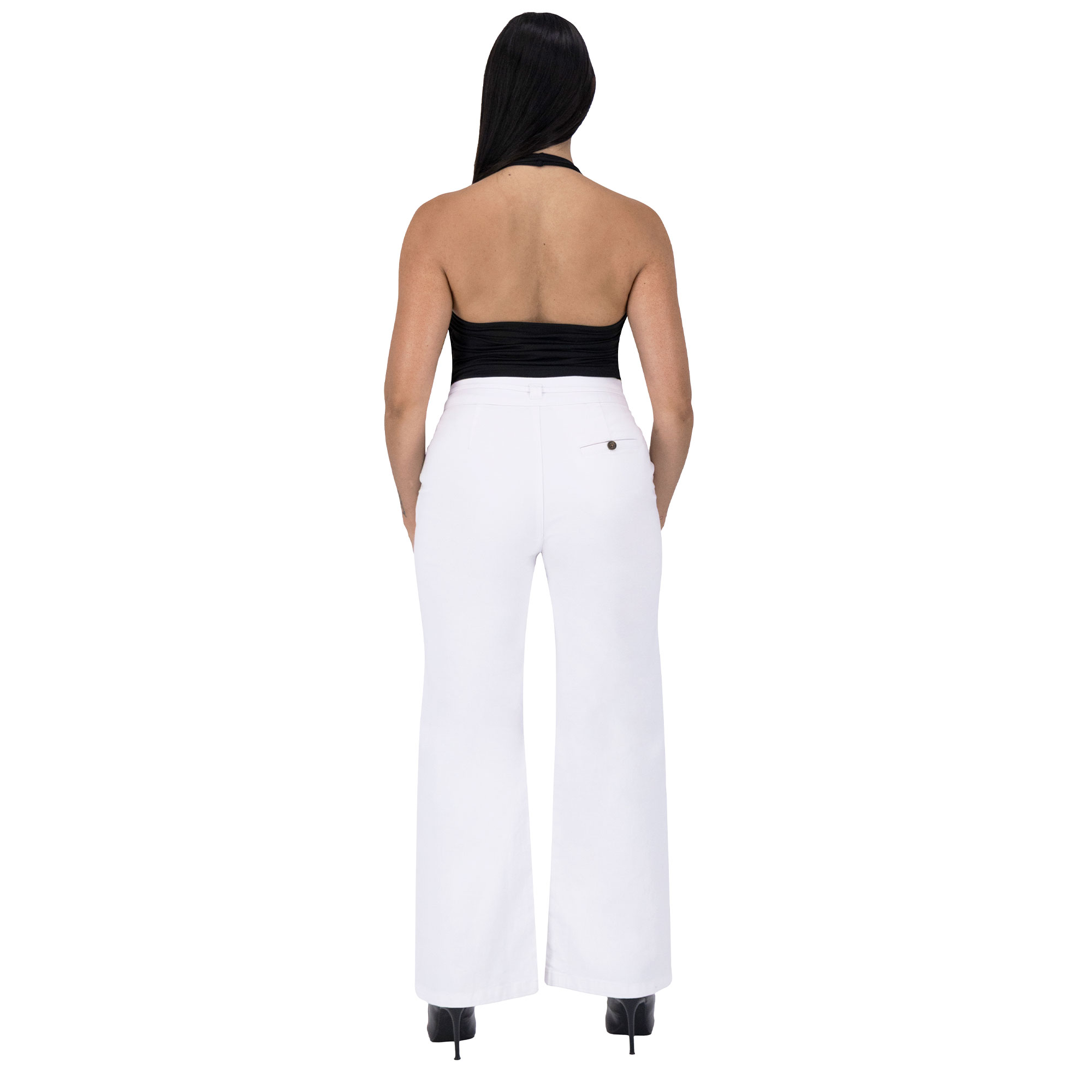 Foto 5 pulgar | Pantalón Pierna Ancha Britos Jeans Mujer Gabardina 025819
