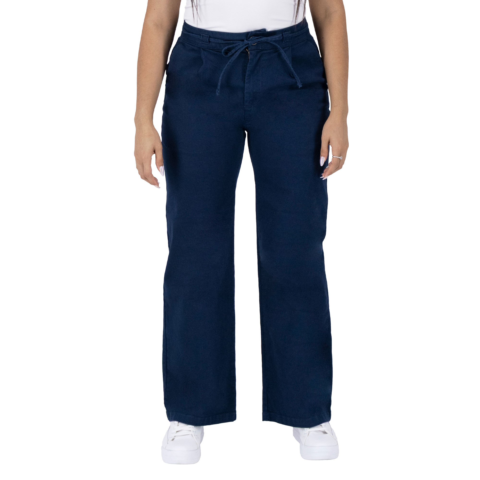 Pantalón Pierna Ancha Britos Jeans Mujer Gabardina 025818
