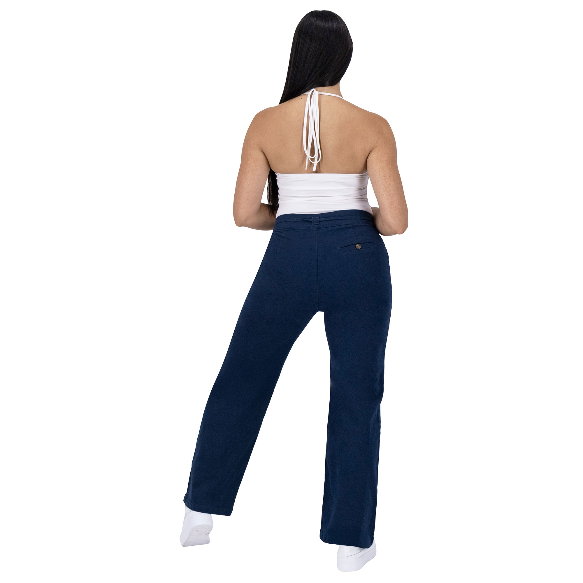 Foto 6 | Pantalón Pierna Ancha Britos Jeans Mujer Gabardina 025818