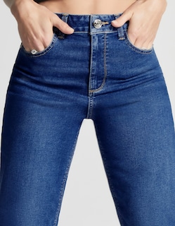 Foto 3 | Jeans Mujer Mom Slim Cintura Alta 0076stmel Seven Jeans