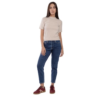 Foto 1 | Pantalón Mom Mujer Balam Bl7226 Azul Oscuro