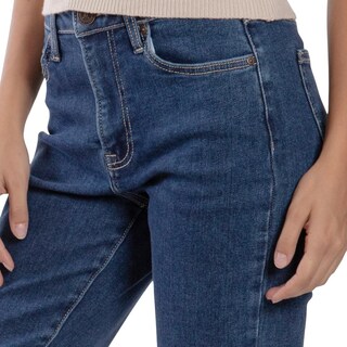 Foto 2 | Pantalón Mom Mujer Balam Bl7226 Azul Oscuro