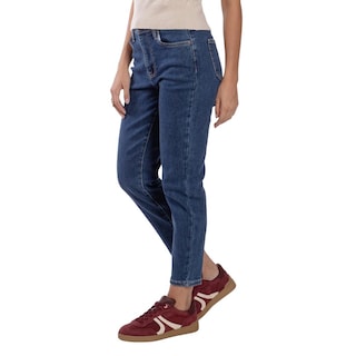 Foto 3 | Pantalón Mom Mujer Balam Bl7226 Azul Oscuro