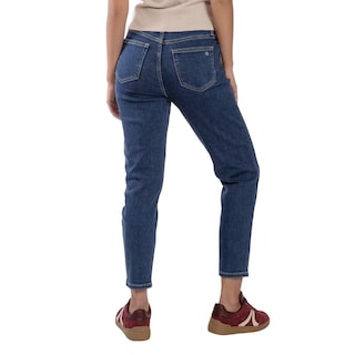Foto 4 | Pantalón Mom Mujer Balam Bl7226 Azul Oscuro