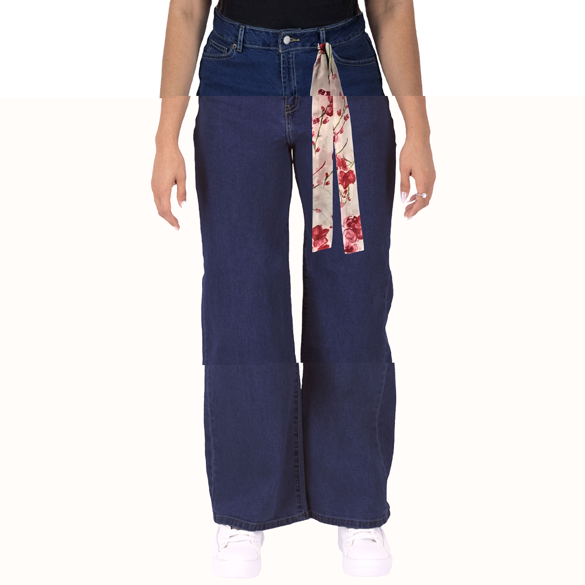 Foto 2 pulgar | Pantalón Pierna Amplia Britos Jeans Mujer Mezclilla 025831