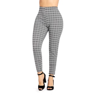Foto 2 | Pantalón Ajustado Mundo Terra con Estampado de Cuadros