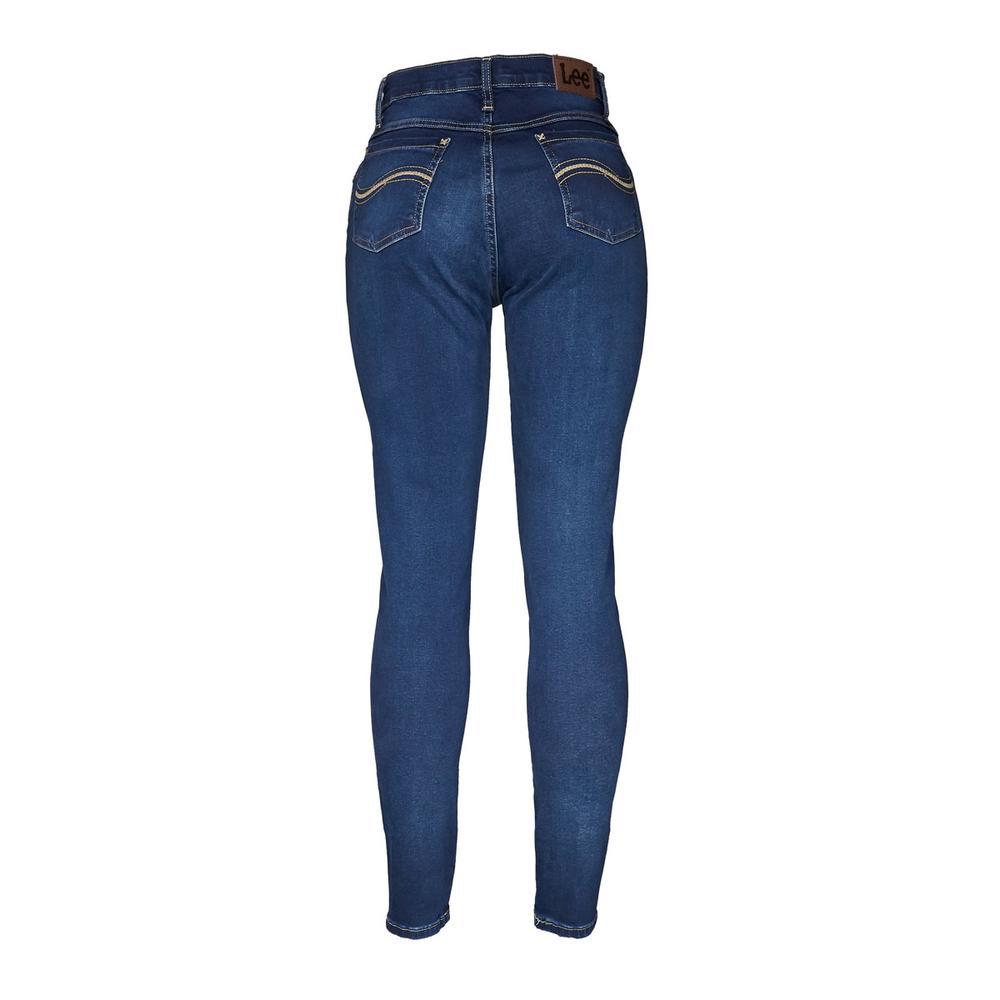 Foto 4 pulgar | Pantalón Lee 509 color Azul Skinny Mom Fit para Mujer